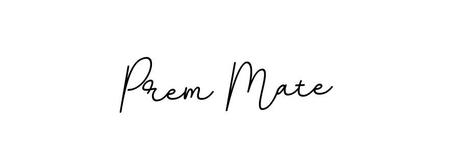 How to make Prem Mate name signature. Use BallpointsItalic-DORy9 style for creating short signs online. This is the latest handwritten sign. Prem Mate signature style 11 images and pictures png