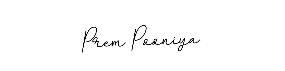 Prem Pooniya stylish signature style. Best Handwritten Sign (BallpointsItalic-DORy9) for my name. Handwritten Signature Collection Ideas for my name Prem Pooniya. Prem Pooniya signature style 11 images and pictures png