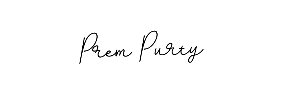 Prem Purty stylish signature style. Best Handwritten Sign (BallpointsItalic-DORy9) for my name. Handwritten Signature Collection Ideas for my name Prem Purty. Prem Purty signature style 11 images and pictures png