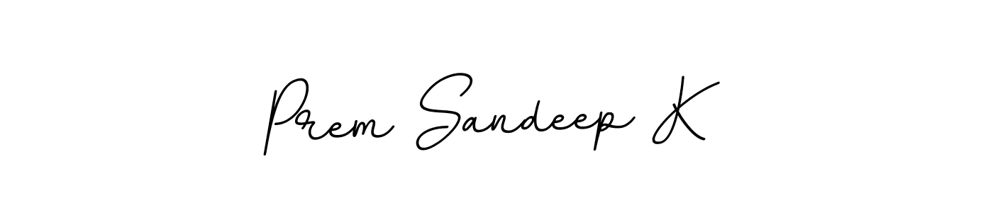 Design your own signature with our free online signature maker. With this signature software, you can create a handwritten (BallpointsItalic-DORy9) signature for name Prem Sandeep K. Prem Sandeep K signature style 11 images and pictures png