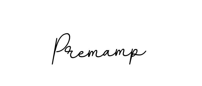 Premamp stylish signature style. Best Handwritten Sign (BallpointsItalic-DORy9) for my name. Handwritten Signature Collection Ideas for my name Premamp. Premamp signature style 11 images and pictures png