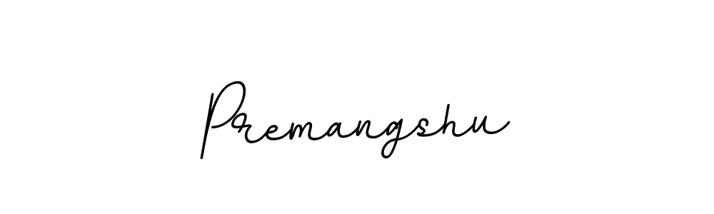 Make a beautiful signature design for name Premangshu. With this signature (BallpointsItalic-DORy9) style, you can create a handwritten signature for free. Premangshu signature style 11 images and pictures png