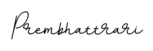 Designed for modern professionals: Prembhattrari name signature crafted with BallpointsItalic-DORy9 script. Ready for digital PDF workflows. Prembhattrari signature style 11 images and pictures png