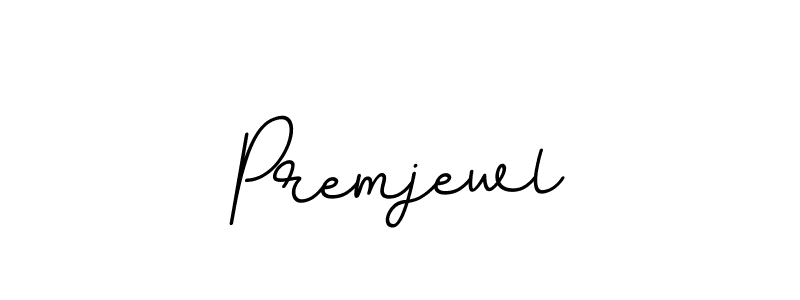Premjewl stylish signature style. Best Handwritten Sign (BallpointsItalic-DORy9) for my name. Handwritten Signature Collection Ideas for my name Premjewl. Premjewl signature style 11 images and pictures png