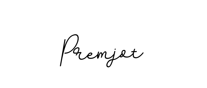 Create a beautiful signature design for name Premjot. With this signature (BallpointsItalic-DORy9) fonts, you can make a handwritten signature for free. Premjot signature style 11 images and pictures png