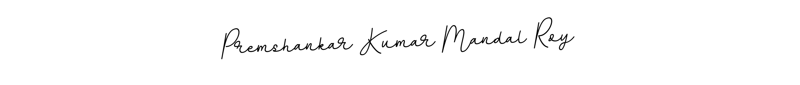 It looks lik you need a new signature style for name Premshankar Kumar Mandal Roy. Design unique handwritten (BallpointsItalic-DORy9) signature with our free signature maker in just a few clicks. Premshankar Kumar Mandal Roy signature style 11 images and pictures png
