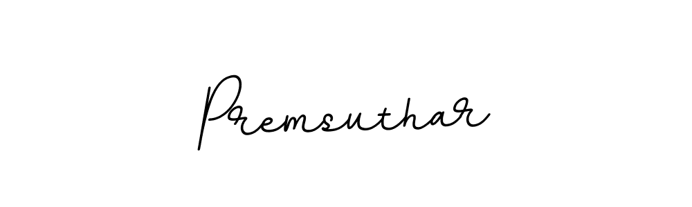 How to Draw Premsuthar signature style? BallpointsItalic-DORy9 is a latest design signature styles for name Premsuthar. Premsuthar signature style 11 images and pictures png