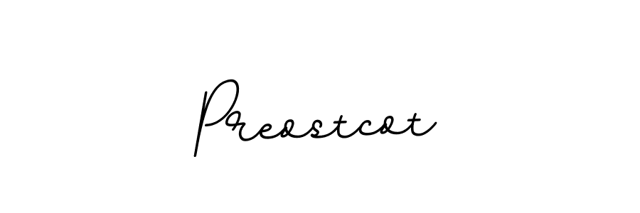 How to make Preostcot signature? BallpointsItalic-DORy9 is a professional autograph style. Create handwritten signature for Preostcot name. Preostcot signature style 11 images and pictures png