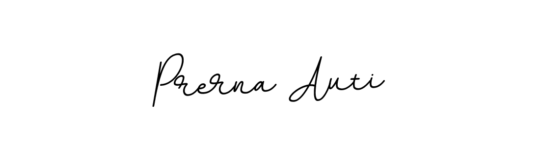 You should practise on your own different ways (BallpointsItalic-DORy9) to write your name (Prerna Auti) in signature. don't let someone else do it for you. Prerna Auti signature style 11 images and pictures png