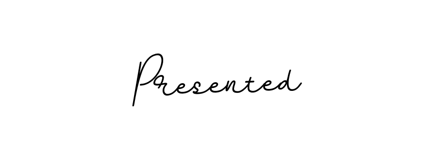 It looks lik you need a new signature style for name Presented. Design unique handwritten (BallpointsItalic-DORy9) signature with our free signature maker in just a few clicks. Presented signature style 11 images and pictures png