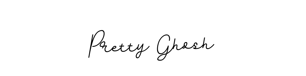 Create a beautiful signature design for name Pretty Ghosh. With this signature (BallpointsItalic-DORy9) fonts, you can make a handwritten signature for free. Pretty Ghosh signature style 11 images and pictures png