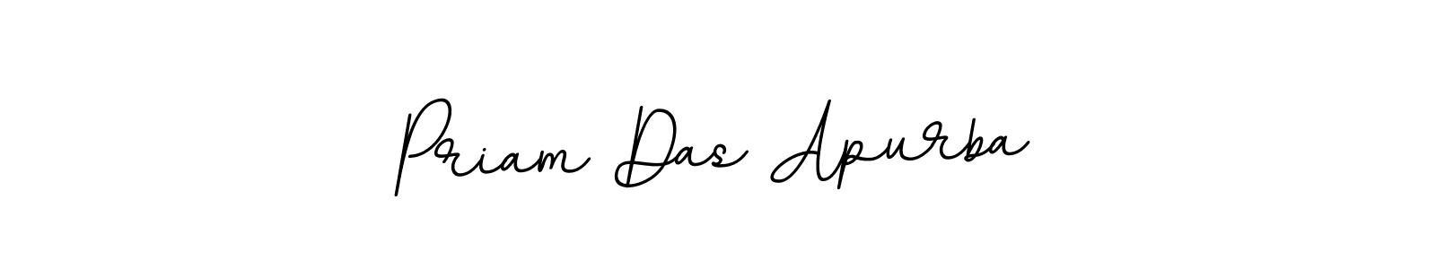 Design your own signature with our free online signature maker. With this signature software, you can create a handwritten (BallpointsItalic-DORy9) signature for name Priam Das Apurba. Priam Das Apurba signature style 11 images and pictures png