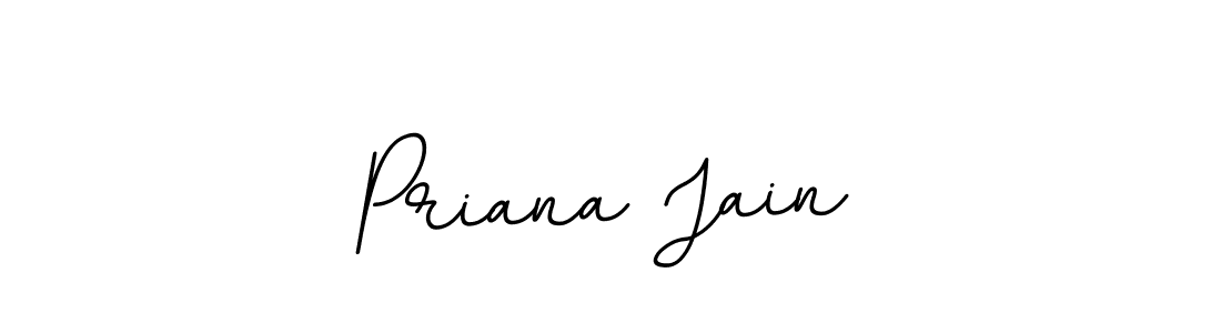 How to make Priana Jain signature? BallpointsItalic-DORy9 is a professional autograph style. Create handwritten signature for Priana Jain name. Priana Jain signature style 11 images and pictures png