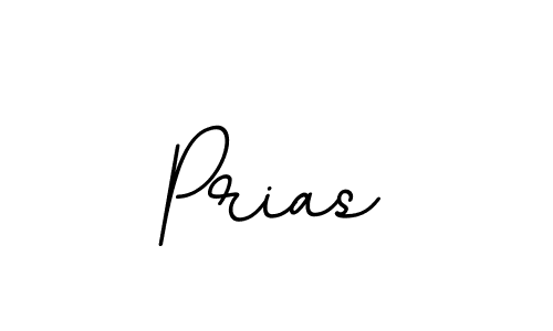 Design your own signature with our free online signature maker. With this signature software, you can create a handwritten (BallpointsItalic-DORy9) signature for name Prias. Prias signature style 11 images and pictures png