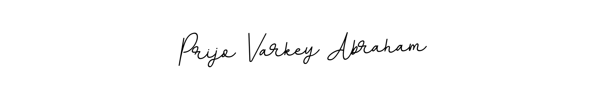 The best way (BallpointsItalic-DORy9) to make a short signature is to pick only two or three words in your name. The name Prijo Varkey Abraham include a total of six letters. For converting this name. Prijo Varkey Abraham signature style 11 images and pictures png