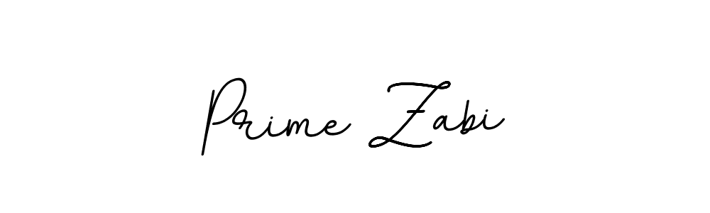 This is the best signature style for the Prime Zabi name. Also you like these signature font (BallpointsItalic-DORy9). Mix name signature. Prime Zabi signature style 11 images and pictures png