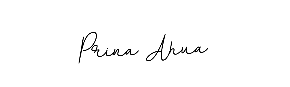 This is the best signature style for the Prina Ahua name. Also you like these signature font (BallpointsItalic-DORy9). Mix name signature. Prina Ahua signature style 11 images and pictures png