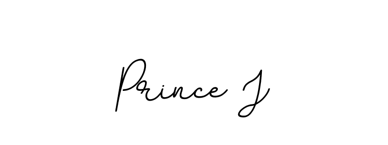 Make a beautiful signature design for name Prince J. With this signature (BallpointsItalic-DORy9) style, you can create a handwritten signature for free. Prince J signature style 11 images and pictures png