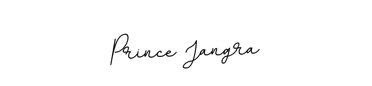 Make a beautiful signature design for name Prince Jangra. With this signature (BallpointsItalic-DORy9) style, you can create a handwritten signature for free. Prince Jangra signature style 11 images and pictures png