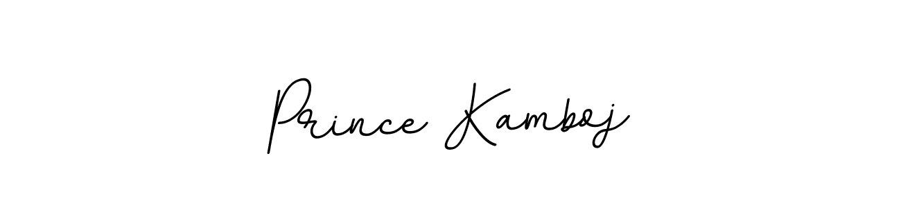 Use a signature maker to create a handwritten signature online. With this signature software, you can design (BallpointsItalic-DORy9) your own signature for name Prince Kamboj. Prince Kamboj signature style 11 images and pictures png