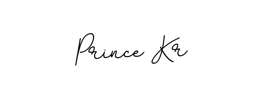 How to make Prince Kr name signature. Use BallpointsItalic-DORy9 style for creating short signs online. This is the latest handwritten sign. Prince Kr signature style 11 images and pictures png