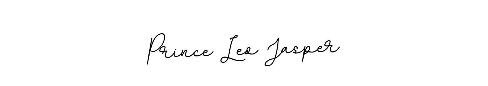 How to make Prince Leo Jasper name signature. Use BallpointsItalic-DORy9 style for creating short signs online. This is the latest handwritten sign. Prince Leo Jasper signature style 11 images and pictures png