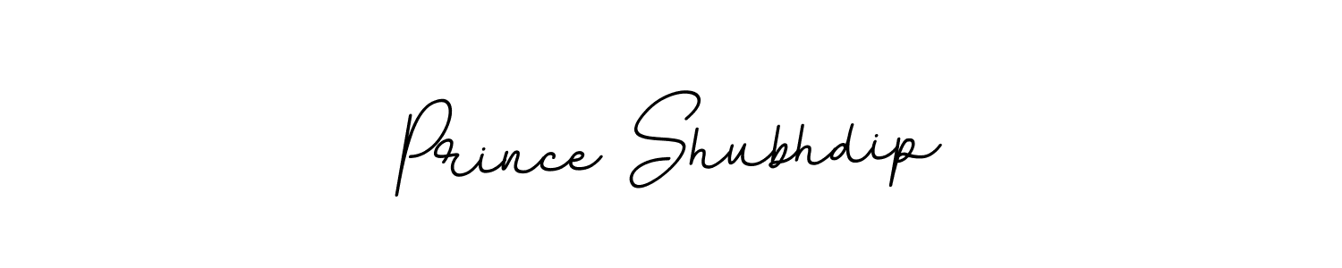You should practise on your own different ways (BallpointsItalic-DORy9) to write your name (Prince Shubhdip) in signature. don't let someone else do it for you. Prince Shubhdip signature style 11 images and pictures png