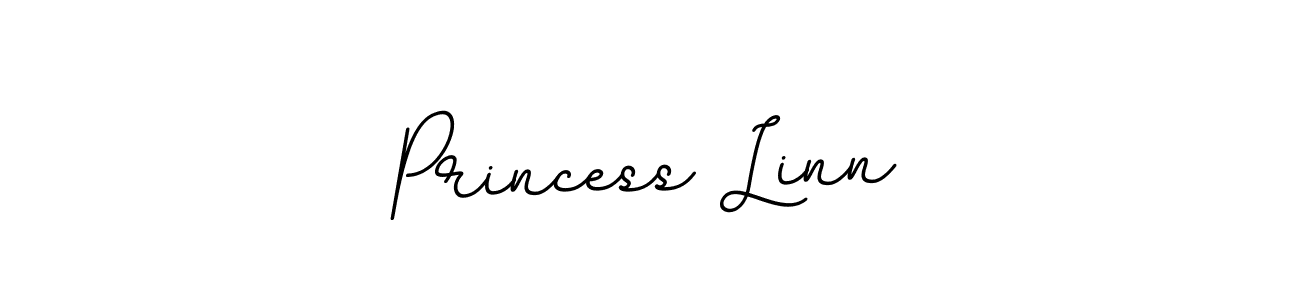 Design your own signature with our free online signature maker. With this signature software, you can create a handwritten (BallpointsItalic-DORy9) signature for name Princess Linn. Princess Linn signature style 11 images and pictures png