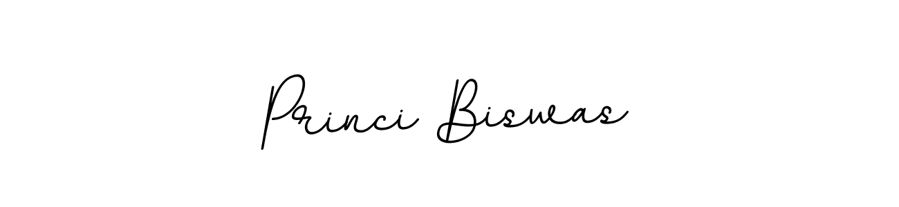 You should practise on your own different ways (BallpointsItalic-DORy9) to write your name (Princi Biswas) in signature. don't let someone else do it for you. Princi Biswas signature style 11 images and pictures png