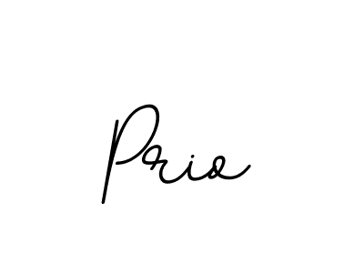 You should practise on your own different ways (BallpointsItalic-DORy9) to write your name (Prio) in signature. don't let someone else do it for you. Prio signature style 11 images and pictures png