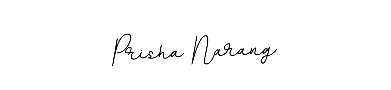 Create a beautiful signature design for name Prisha Narang. With this signature (BallpointsItalic-DORy9) fonts, you can make a handwritten signature for free. Prisha Narang signature style 11 images and pictures png