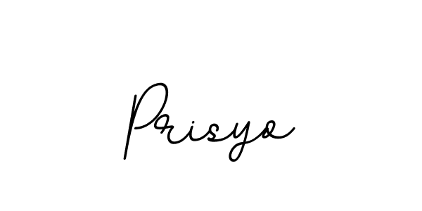 Design your own signature with our free online signature maker. With this signature software, you can create a handwritten (BallpointsItalic-DORy9) signature for name Prisyo. Prisyo signature style 11 images and pictures png