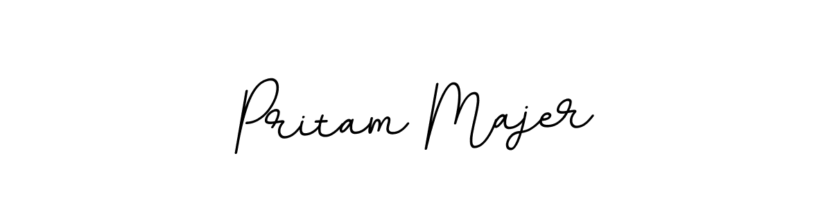 Similarly BallpointsItalic-DORy9 is the best handwritten signature design. Signature creator online .You can use it as an online autograph creator for name Pritam Majer. Pritam Majer signature style 11 images and pictures png