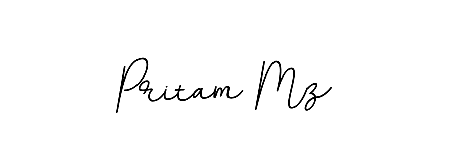 Also we have Pritam Mz name is the best signature style. Create professional handwritten signature collection using BallpointsItalic-DORy9 autograph style. Pritam Mz signature style 11 images and pictures png