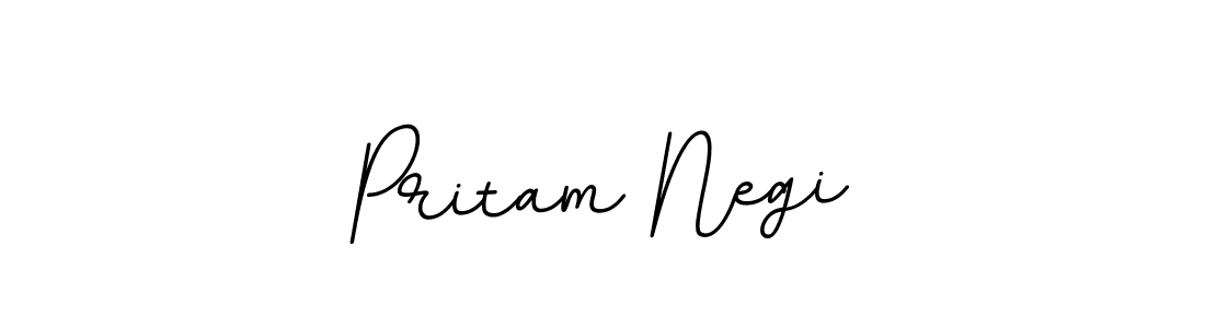 You should practise on your own different ways (BallpointsItalic-DORy9) to write your name (Pritam Negi) in signature. don't let someone else do it for you. Pritam Negi signature style 11 images and pictures png