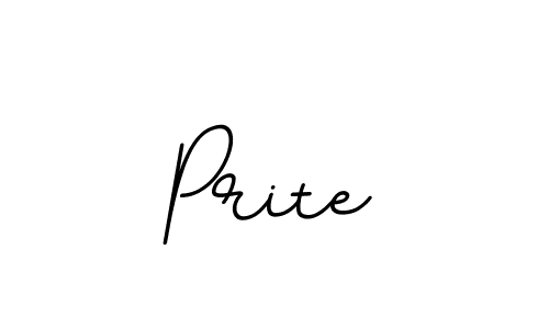 Design your own signature with our free online signature maker. With this signature software, you can create a handwritten (BallpointsItalic-DORy9) signature for name Prite. Prite signature style 11 images and pictures png