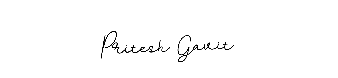 Make a beautiful signature design for name Pritesh Gavit. With this signature (BallpointsItalic-DORy9) style, you can create a handwritten signature for free. Pritesh Gavit signature style 11 images and pictures png