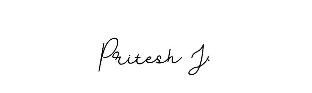 Also You can easily find your signature by using the search form. We will create Pritesh J. name handwritten signature images for you free of cost using BallpointsItalic-DORy9 sign style. Pritesh J. signature style 11 images and pictures png