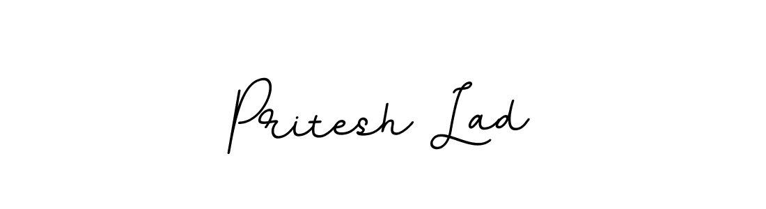 Create a beautiful signature design for name Pritesh Lad. With this signature (BallpointsItalic-DORy9) fonts, you can make a handwritten signature for free. Pritesh Lad signature style 11 images and pictures png