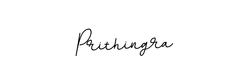 Prithingra stylish signature style. Best Handwritten Sign (BallpointsItalic-DORy9) for my name. Handwritten Signature Collection Ideas for my name Prithingra. Prithingra signature style 11 images and pictures png
