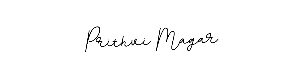 You should practise on your own different ways (BallpointsItalic-DORy9) to write your name (Prithvi Magar) in signature. don't let someone else do it for you. Prithvi Magar signature style 11 images and pictures png