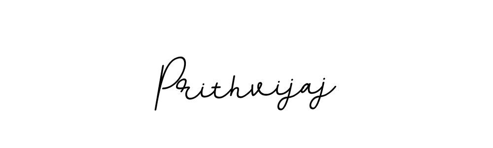Make a beautiful signature design for name Prithvijaj. With this signature (BallpointsItalic-DORy9) style, you can create a handwritten signature for free. Prithvijaj signature style 11 images and pictures png