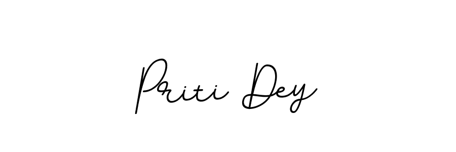 Make a beautiful signature design for name Priti Dey. With this signature (BallpointsItalic-DORy9) style, you can create a handwritten signature for free. Priti Dey signature style 11 images and pictures png