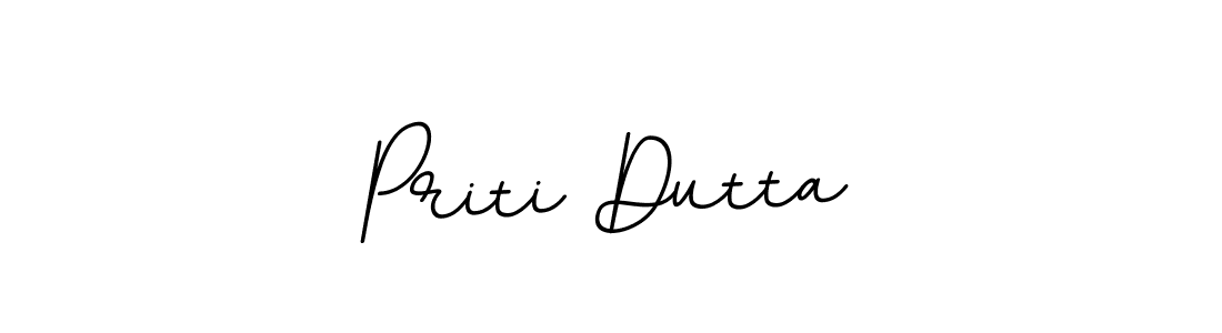 The best way (BallpointsItalic-DORy9) to make a short signature is to pick only two or three words in your name. The name Priti Dutta include a total of six letters. For converting this name. Priti Dutta signature style 11 images and pictures png