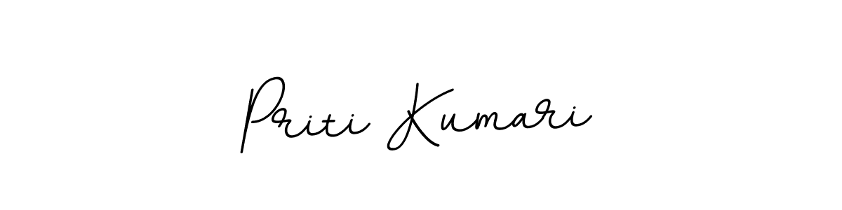 Priti Kumari stylish signature style. Best Handwritten Sign (BallpointsItalic-DORy9) for my name. Handwritten Signature Collection Ideas for my name Priti Kumari. Priti Kumari signature style 11 images and pictures png