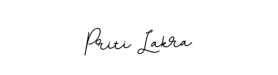 Priti Lakra stylish signature style. Best Handwritten Sign (BallpointsItalic-DORy9) for my name. Handwritten Signature Collection Ideas for my name Priti Lakra. Priti Lakra signature style 11 images and pictures png