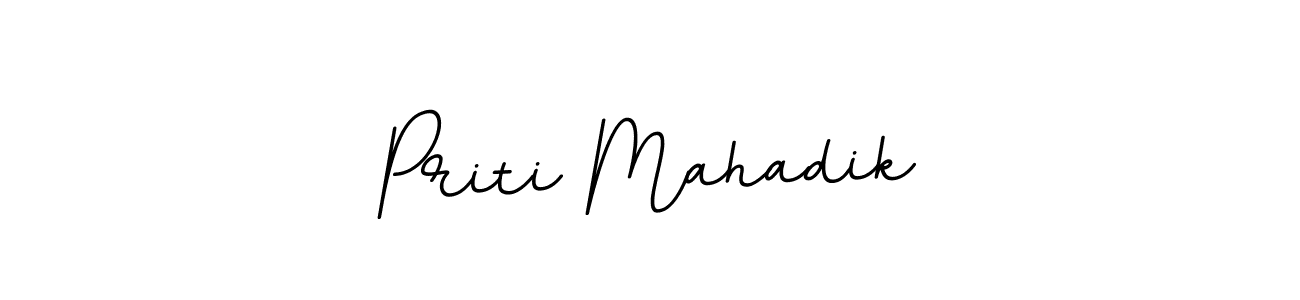 It looks lik you need a new signature style for name Priti Mahadik. Design unique handwritten (BallpointsItalic-DORy9) signature with our free signature maker in just a few clicks. Priti Mahadik signature style 11 images and pictures png