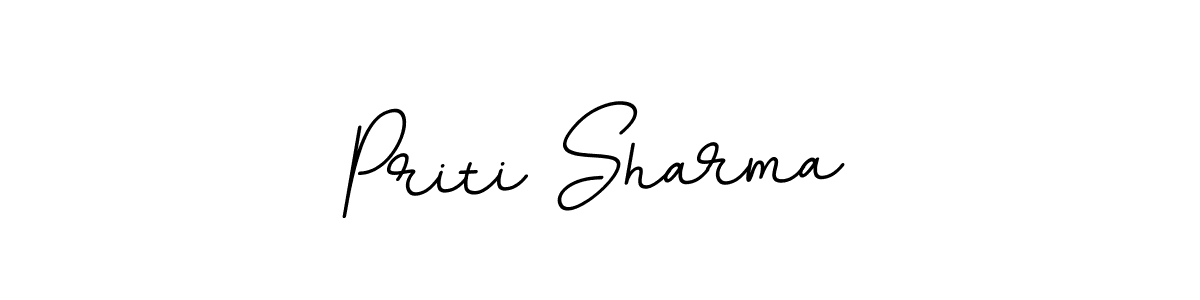 Use a signature maker to create a handwritten signature online. With this signature software, you can design (BallpointsItalic-DORy9) your own signature for name Priti Sharma. Priti Sharma signature style 11 images and pictures png