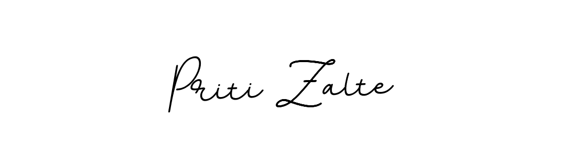 Similarly BallpointsItalic-DORy9 is the best handwritten signature design. Signature creator online .You can use it as an online autograph creator for name Priti Zalte. Priti Zalte signature style 11 images and pictures png