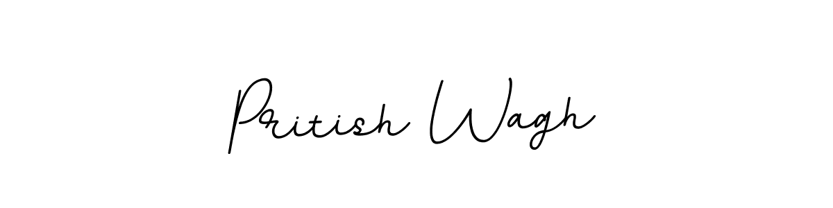 Design your own signature with our free online signature maker. With this signature software, you can create a handwritten (BallpointsItalic-DORy9) signature for name Pritish Wagh. Pritish Wagh signature style 11 images and pictures png